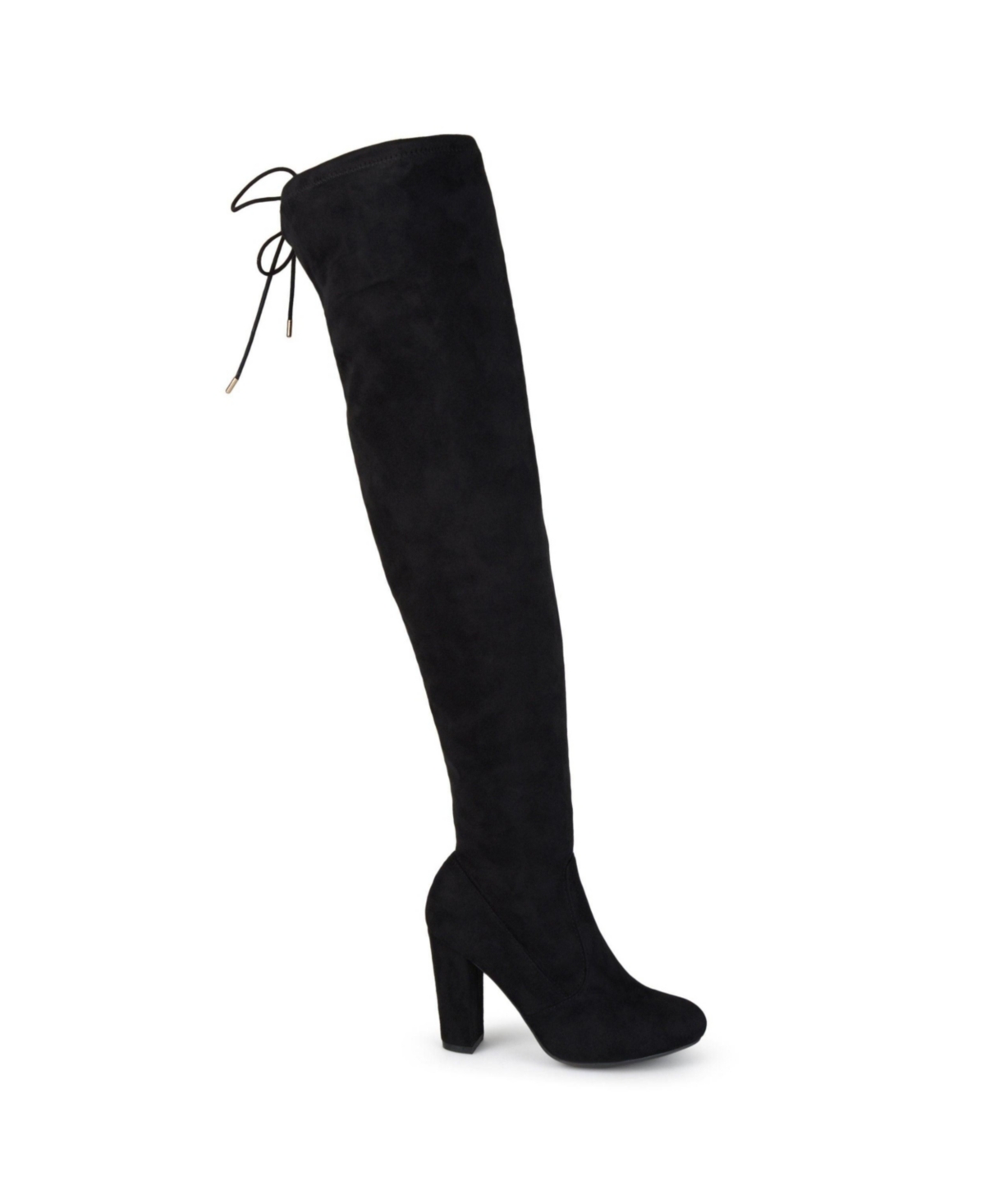 Journee Collection Women's Maya Over The Knee Block Heel Dress Boots