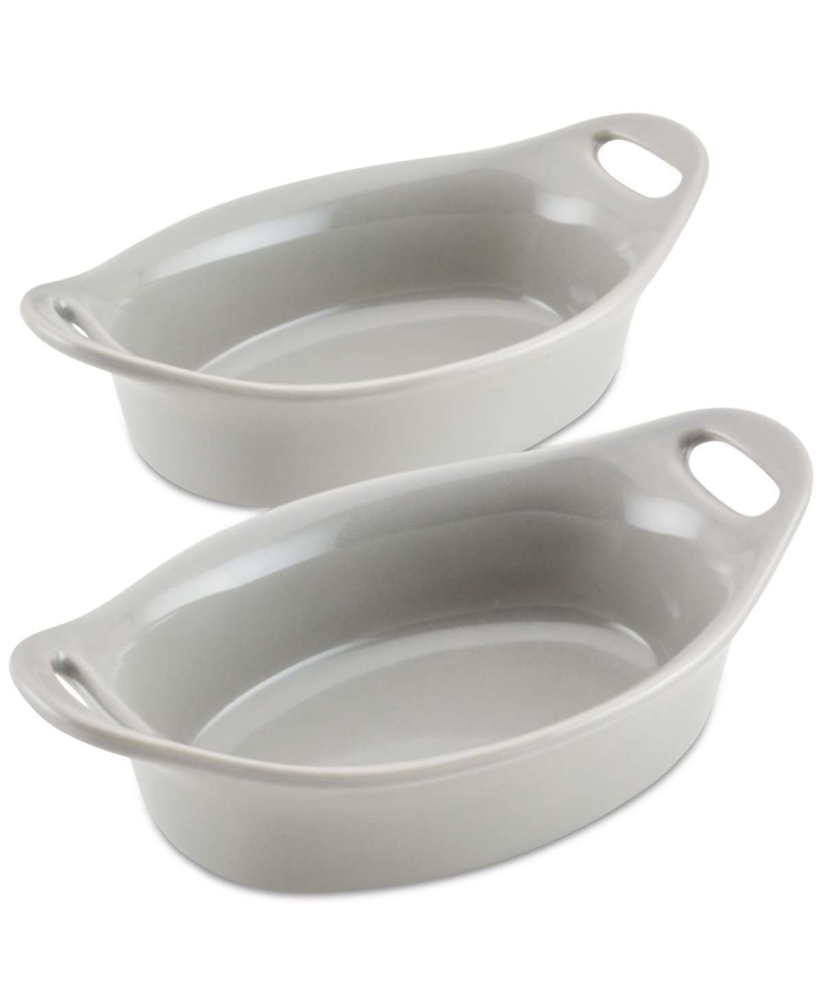 RACHAEL RAY CERAMICS OVAL AU GRATIN BAKING DISH, SET OF 2