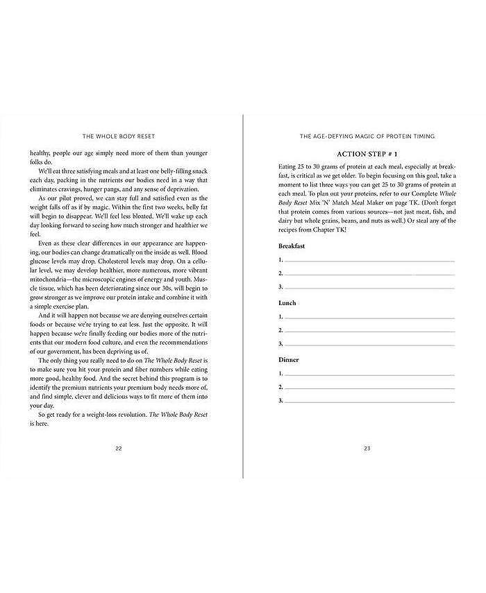 Barnes & Noble The Whole Body Reset Your WeightLoss Plan for a Flat