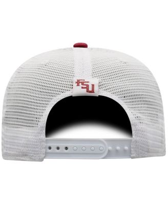 Men's Garnet, White Florida State Seminoles Trucker Snapback Hat