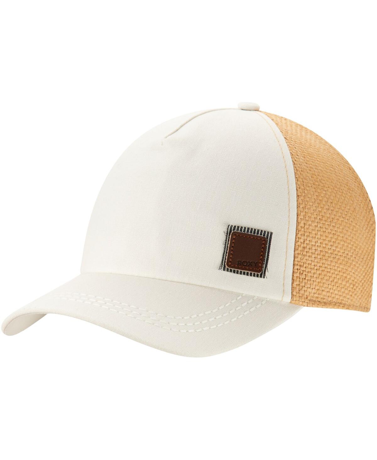 Shop Roxy Women's Quiksilver White  Incognito Adjustable Trucker Hat