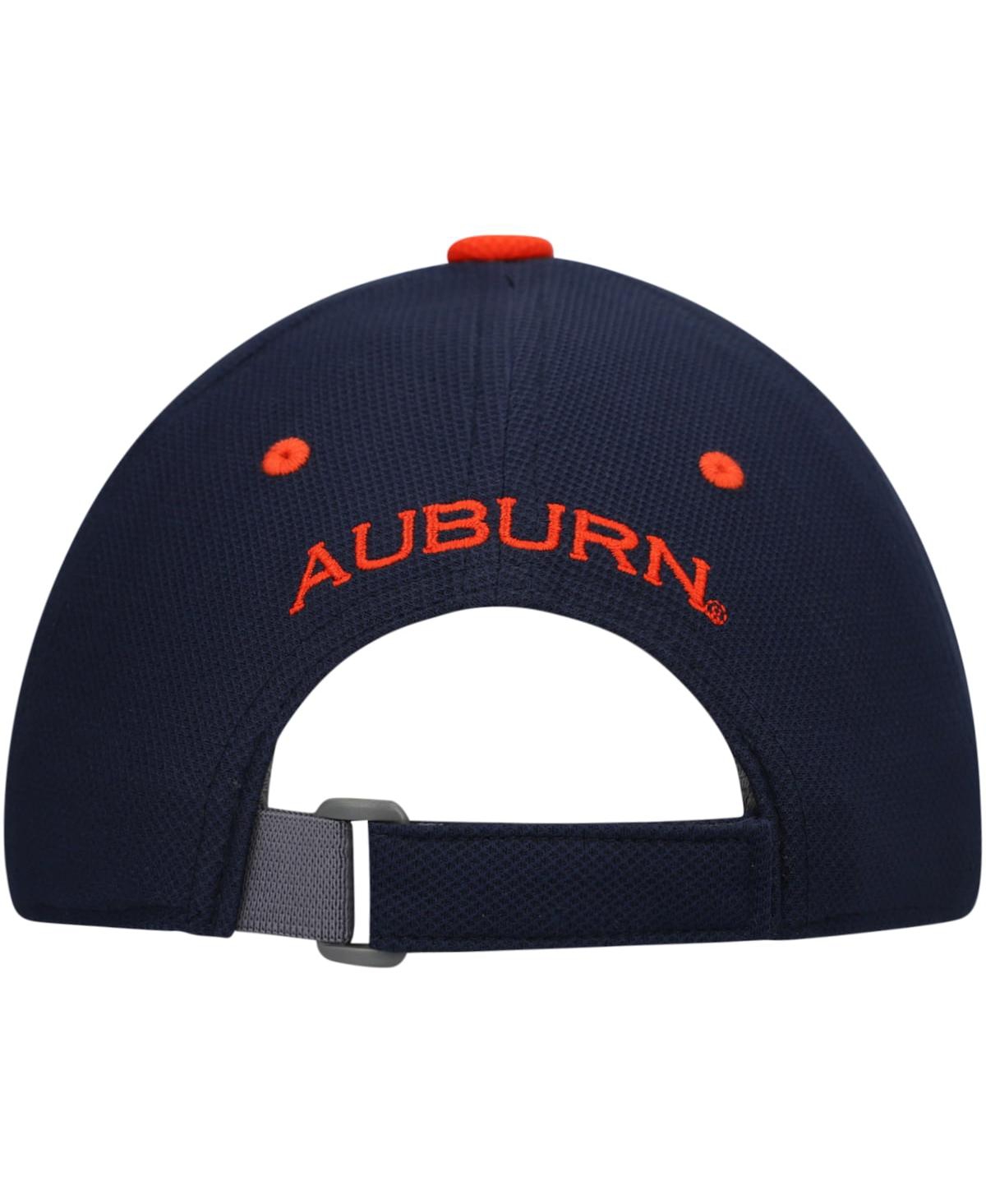 Shop Under Armour Big Boys  Navy Auburn Tigers Blitzing Accent Performance Adjustable Hat