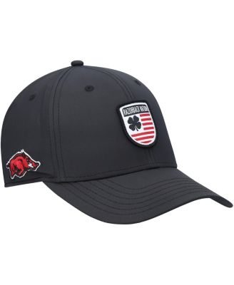Men's Black Arkansas Razorbacks Logo Nation Shield Snapback Hat - Macy's