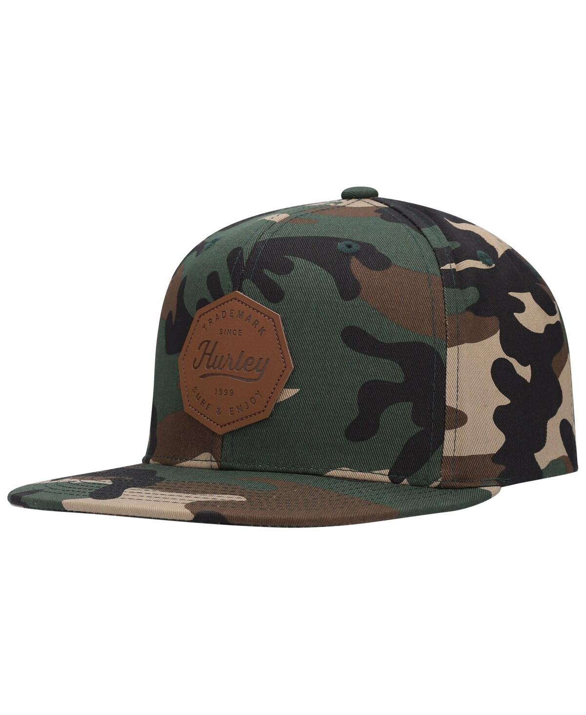 Shop Hurley Men's  Camo Tahoe Snapback Hat