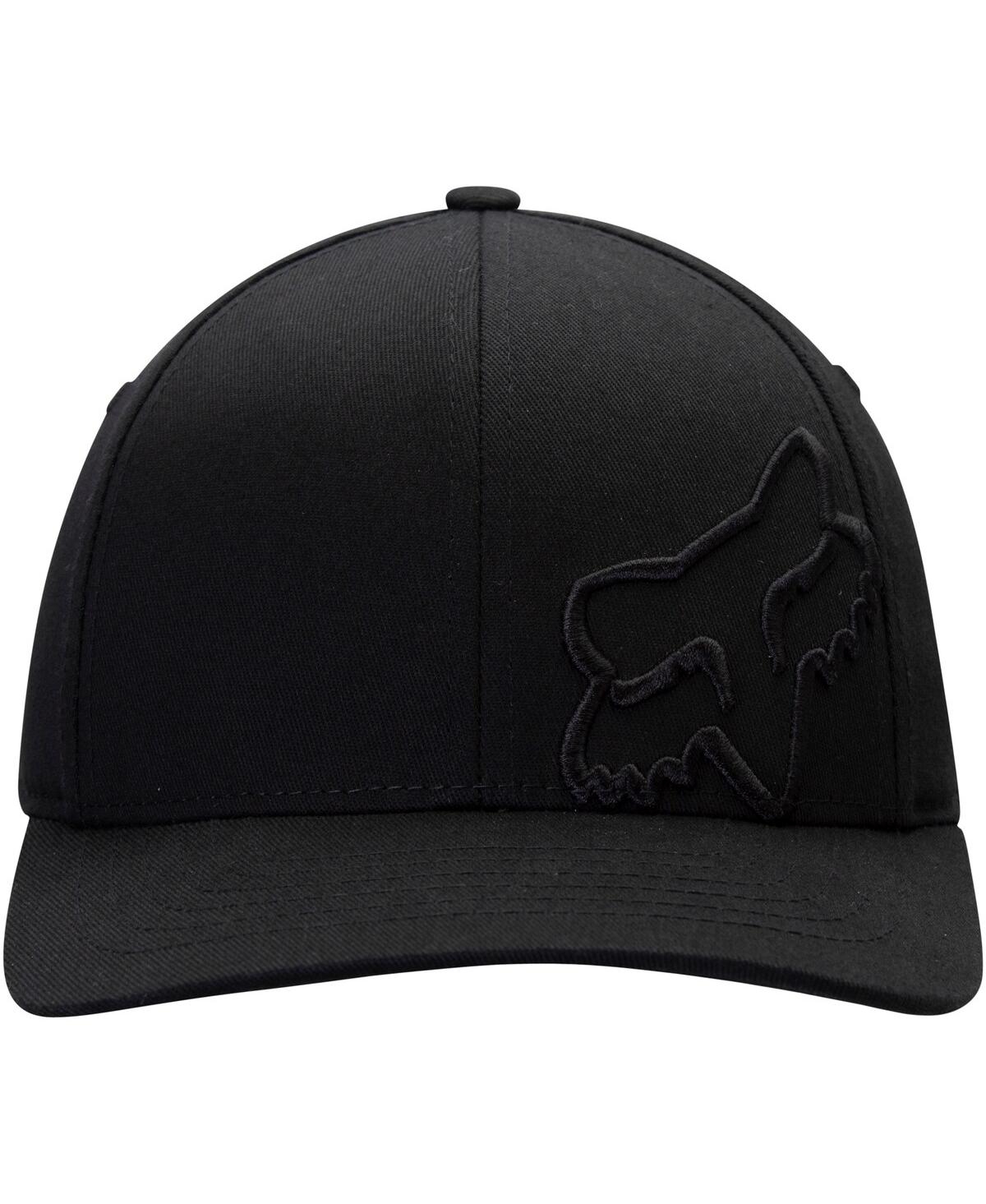 Shop Fox Big Boys Black  Racing Flex 45 Flexfit Hat