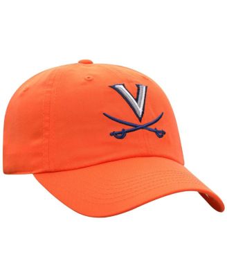 Men's Orange Virginia Cavaliers Staple Adjustable Hat