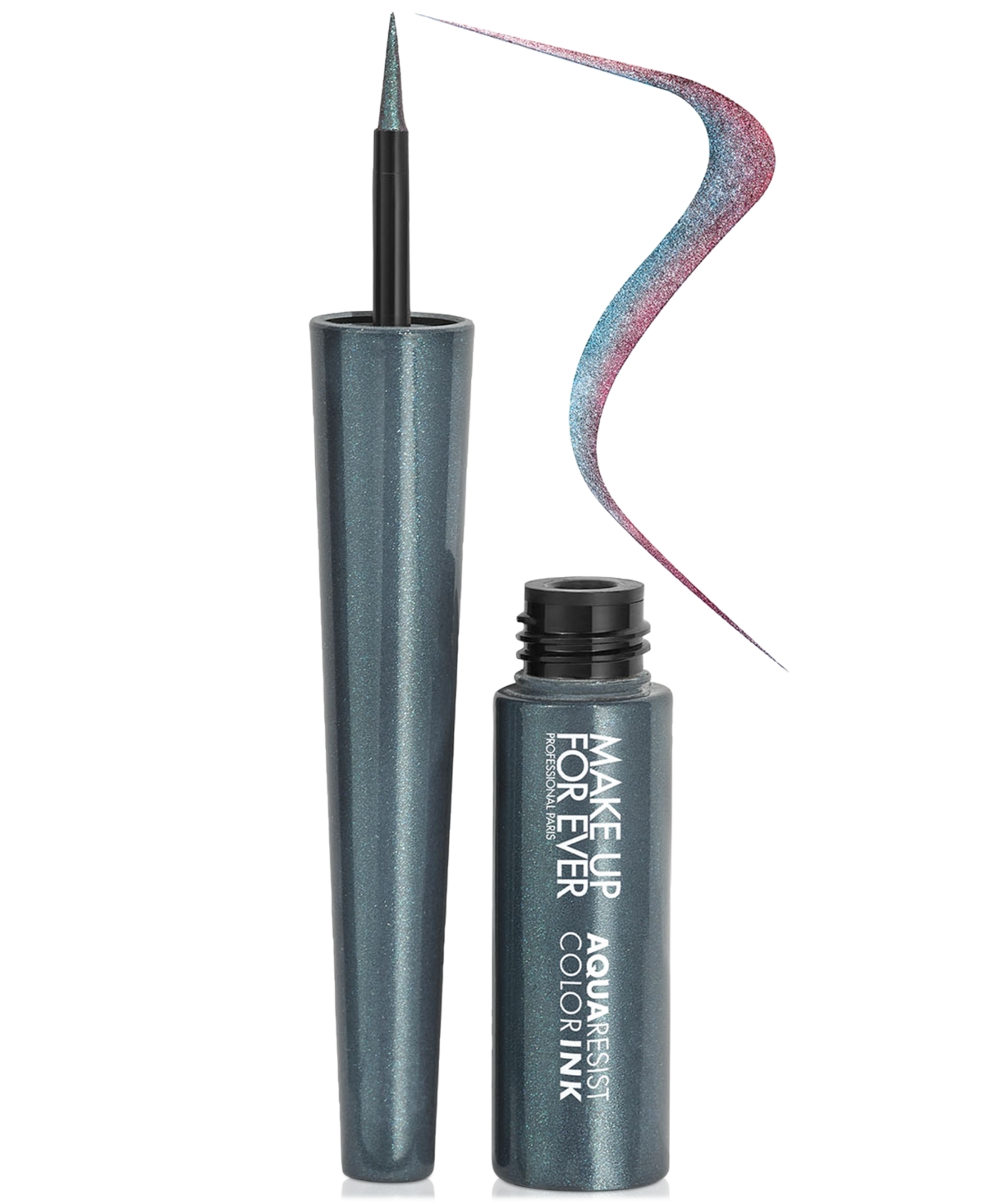 Make Up For Ever Aqua Resist Color Ink Liquid Eyeliner In Striking Chameleon - Duo-chrome Blue,vio