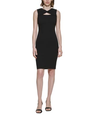 calvin klein black dress macys