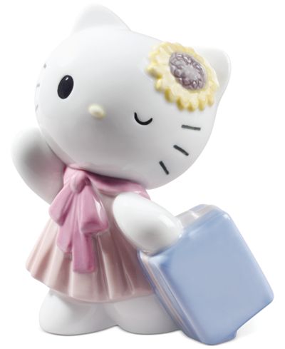 Nao by Lladro Traveling with Hello Kitty Collectible Figurine