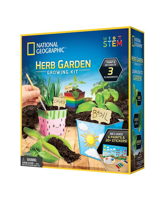 National Geographic Herb Garden Growing Kit Macy's