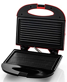 Electric Panini Press Grill with Nonstick Hot Plates