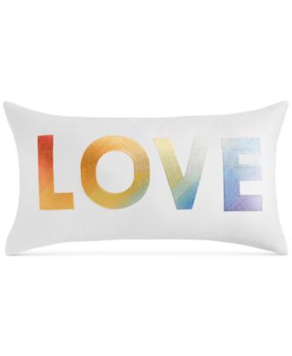 Charter Club Damask Designs Love Decorative Pillow 12 x 22