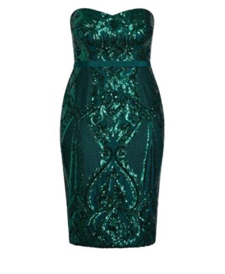 Plus Size Sequin Sofia Dress