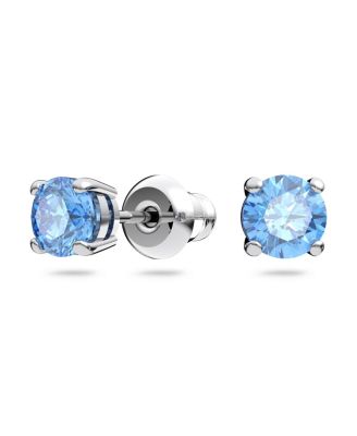 Sparkling Dance Round Cut Rhodium Plated Set