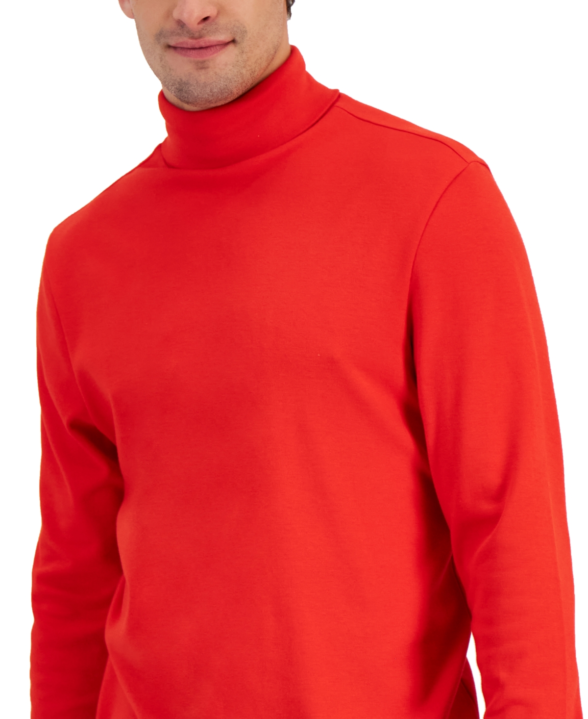 Club Room Men's Solid Turtleneck Shirt, Created for Macy's
