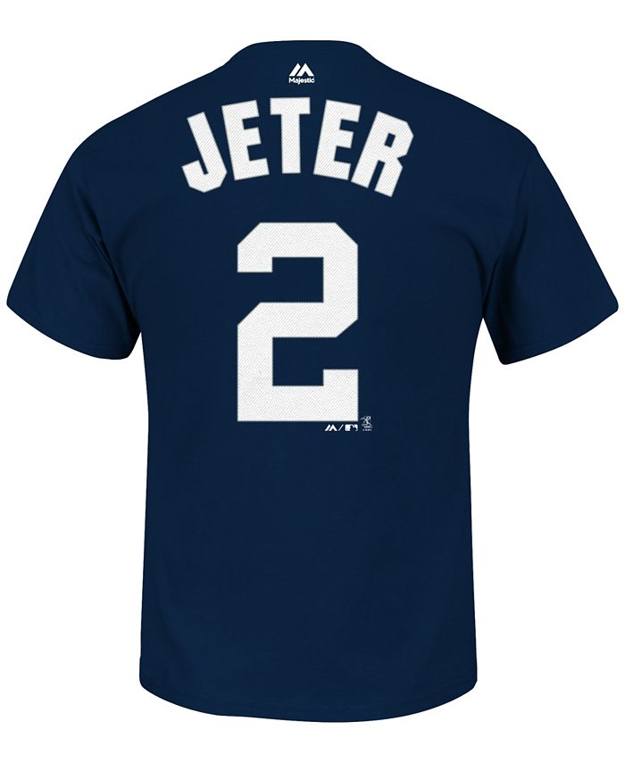 Majestic Men's Derek Jeter New York Yankees Official Player T-Shirt ...