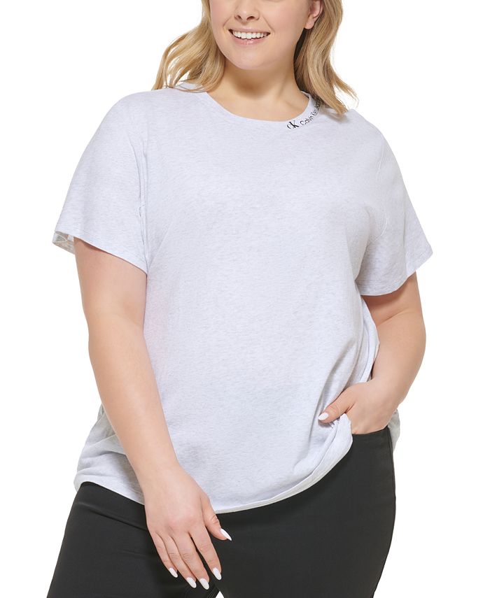 Plus Calvin Jeans Klein Macy\'s - T-Shirt Trendy Logo Size