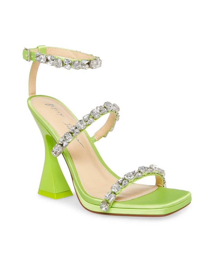 Betsey Johnson Perry Ankle-Strap Dress Sandals - Macy's