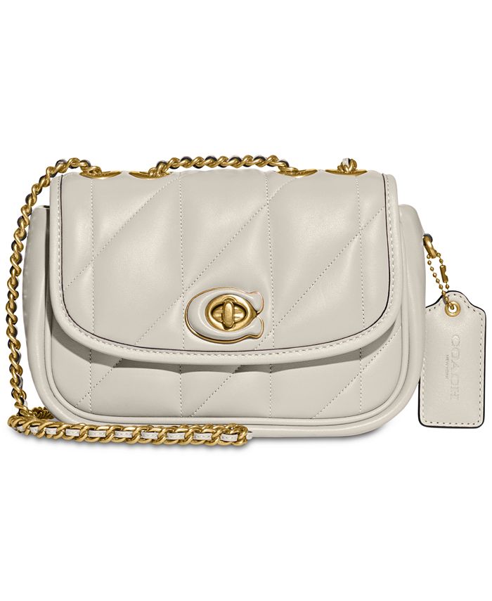 CHANEL QUILTED LAMBSKIN PEARL CRUSH CLUTCH WITH CHAIN