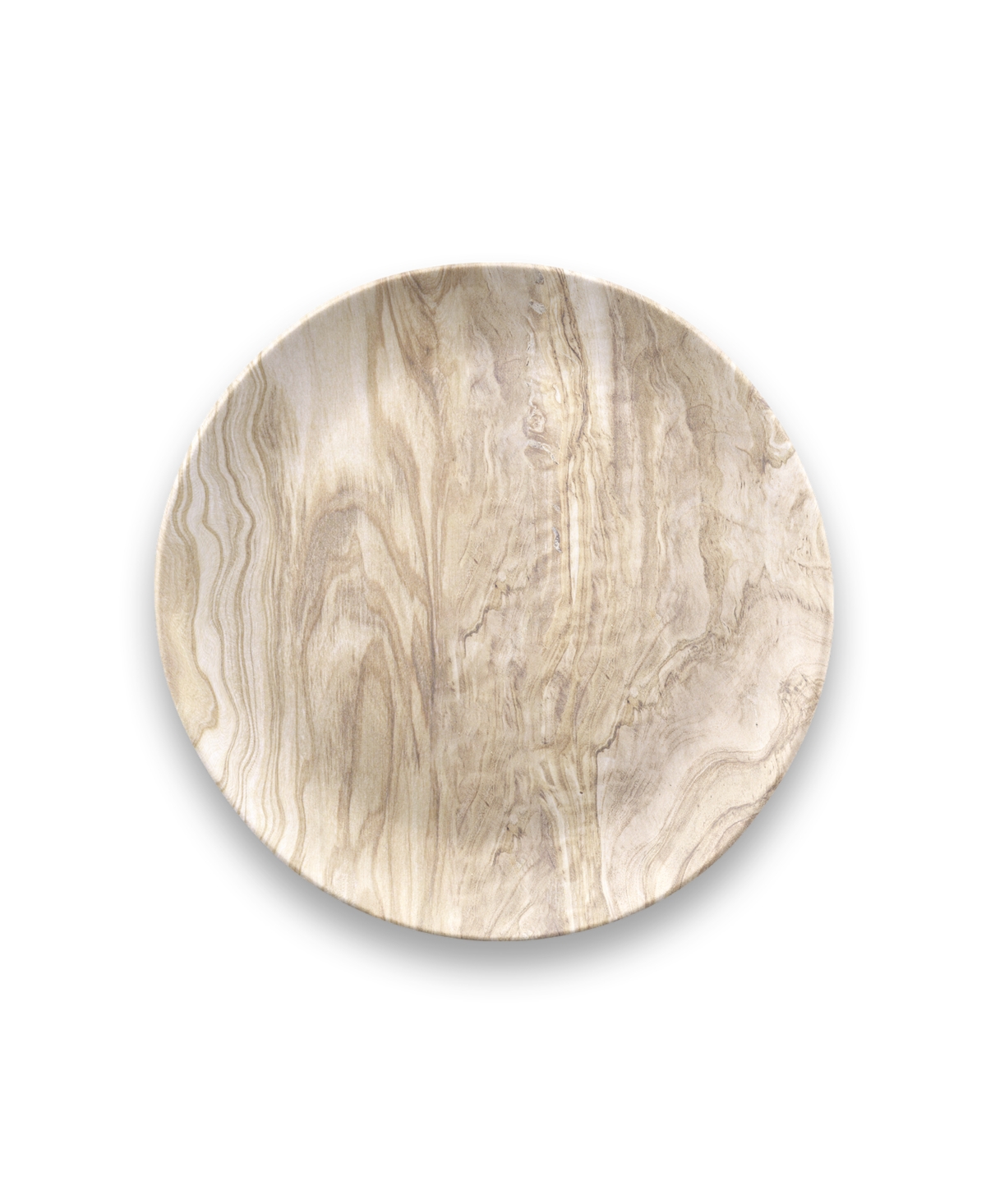 TarHong Melamine Faux Real Desert Wood Salad Plates, Set of 6