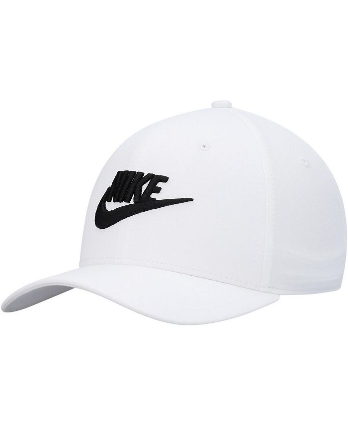 Nike Men\'s White Classic99 Futura Swoosh Flex Macy\'s Performance Hat 