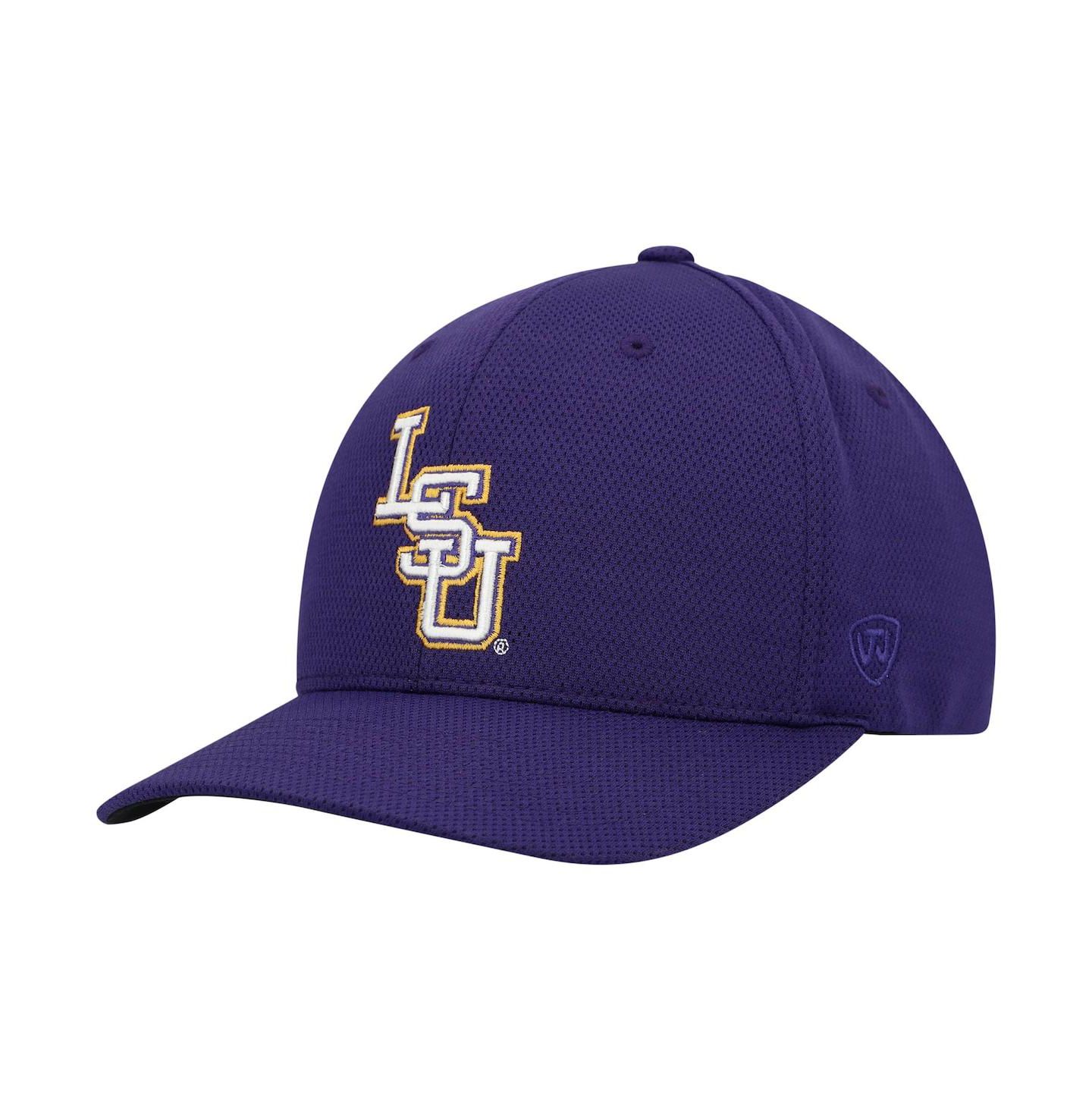 Мужская кепка Top of the World Purple Lsu Tigers Reflex Logo Flex Hat — фото 1
