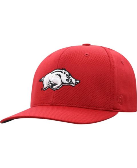 Мужская кепка Top of the World Cardinal Arkansas Razorbacks Reflex Logo Flex Hat