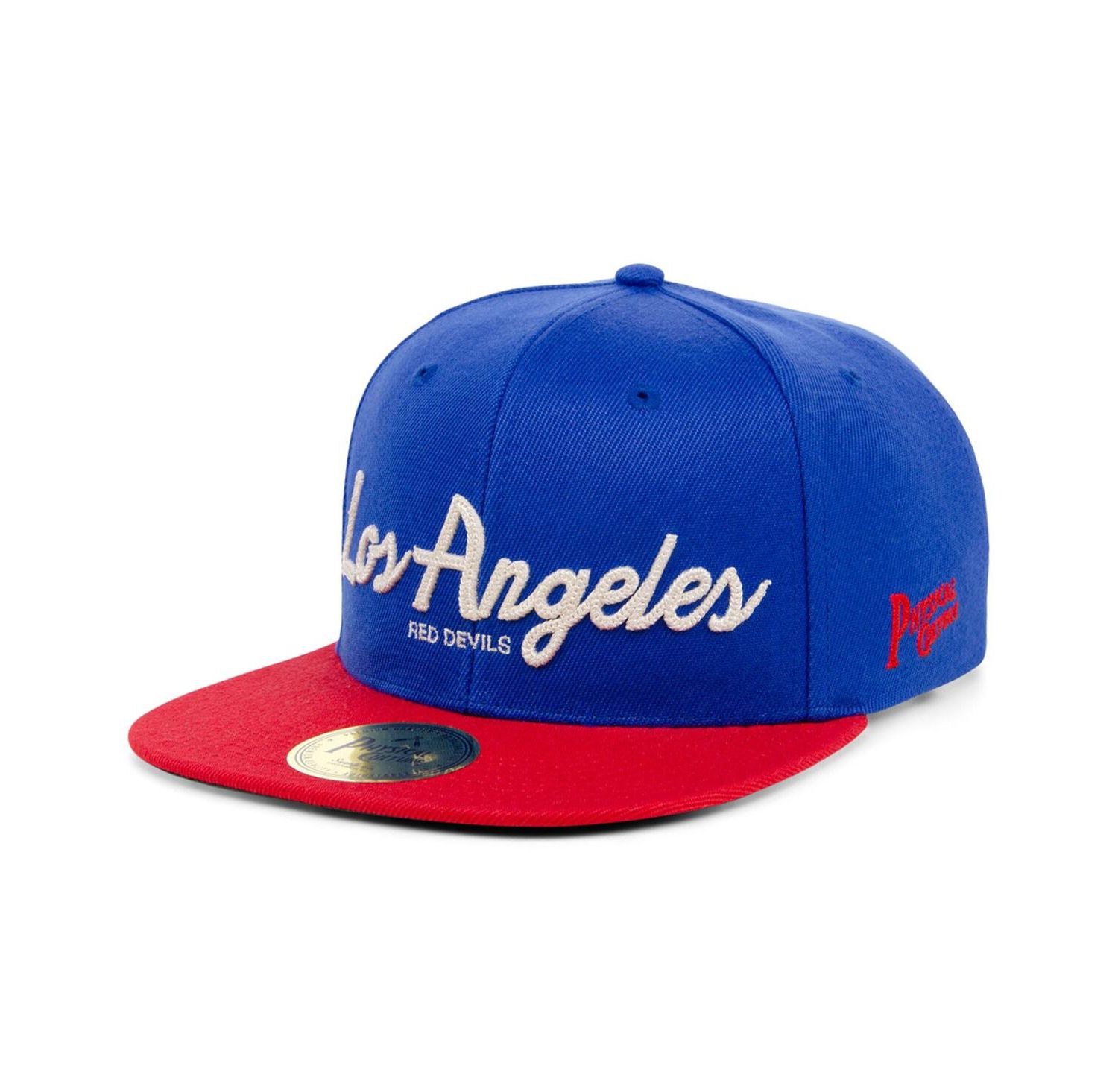 Men's Royal Los Angeles Red Devils Black Fives Snapback Adjustable Hat