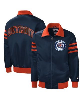 G-III Sports Men's Detroit Tigers Starter Legacy Satin Jacket - Macy's