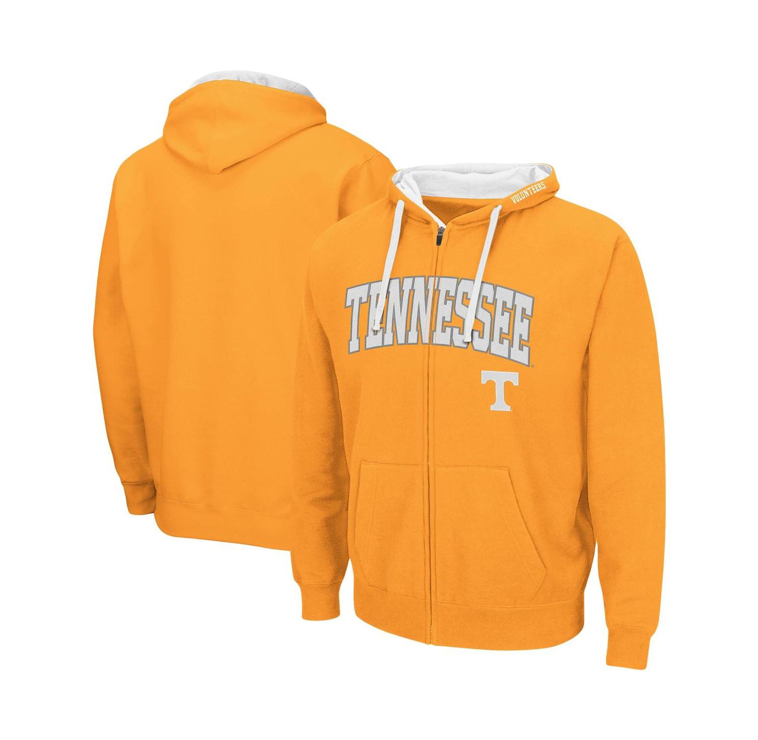 Men's Tennessee Orange Tennessee Volunteers Big and Tall Full-Zip Hoodie