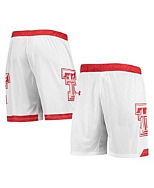 Men's White Texas Tech Red Raiders Alternate Replica Basketball Shorts