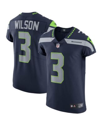 Men's Nike Russell Wilson College Navy Seattle Seahawks Name