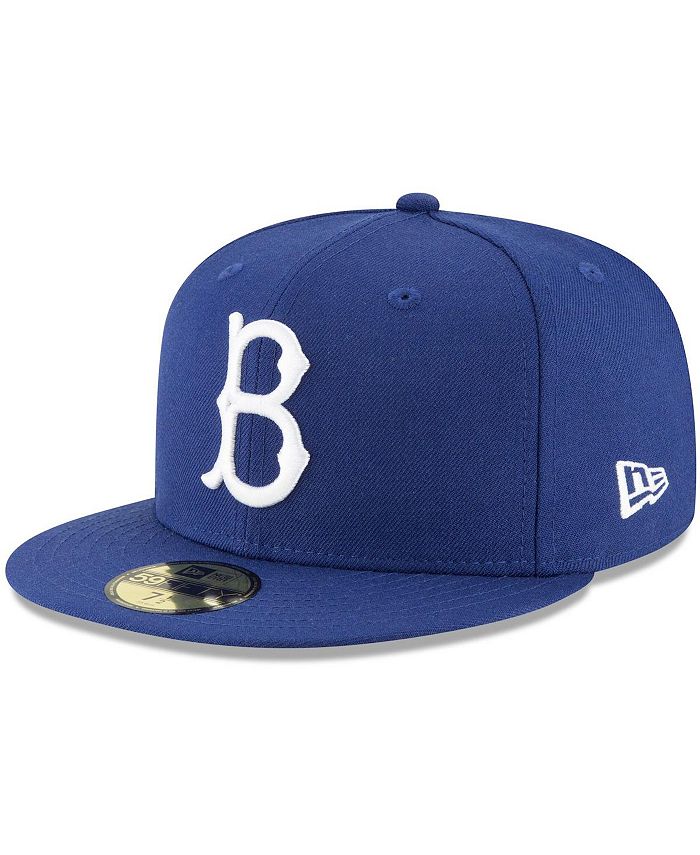 Men's Brooklyn Dodgers New Era Royal Cooperstown Collection Logo