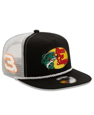 Men's Black, White Austin Dillon Golfer Snapback Adjustable Hat