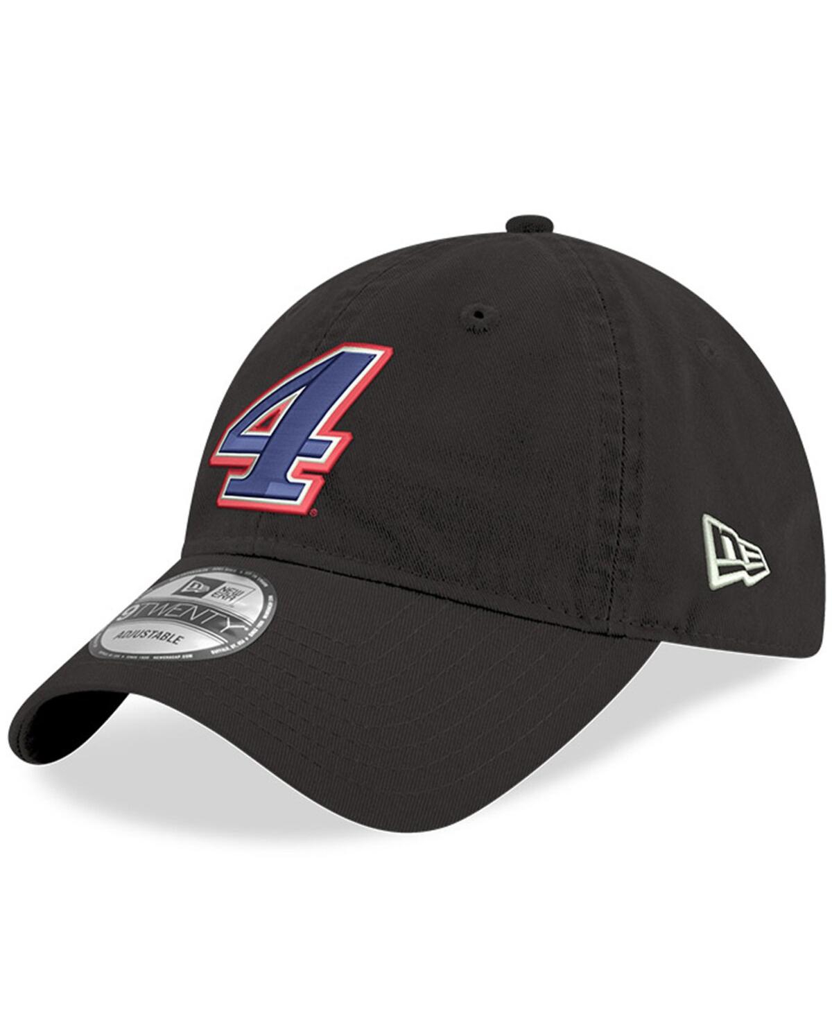 NEW ERA MEN'S NEW ERA BLACK KEVIN HARVICK 9TWENTY ENZYME WASHED ADJUSTABLE HAT 