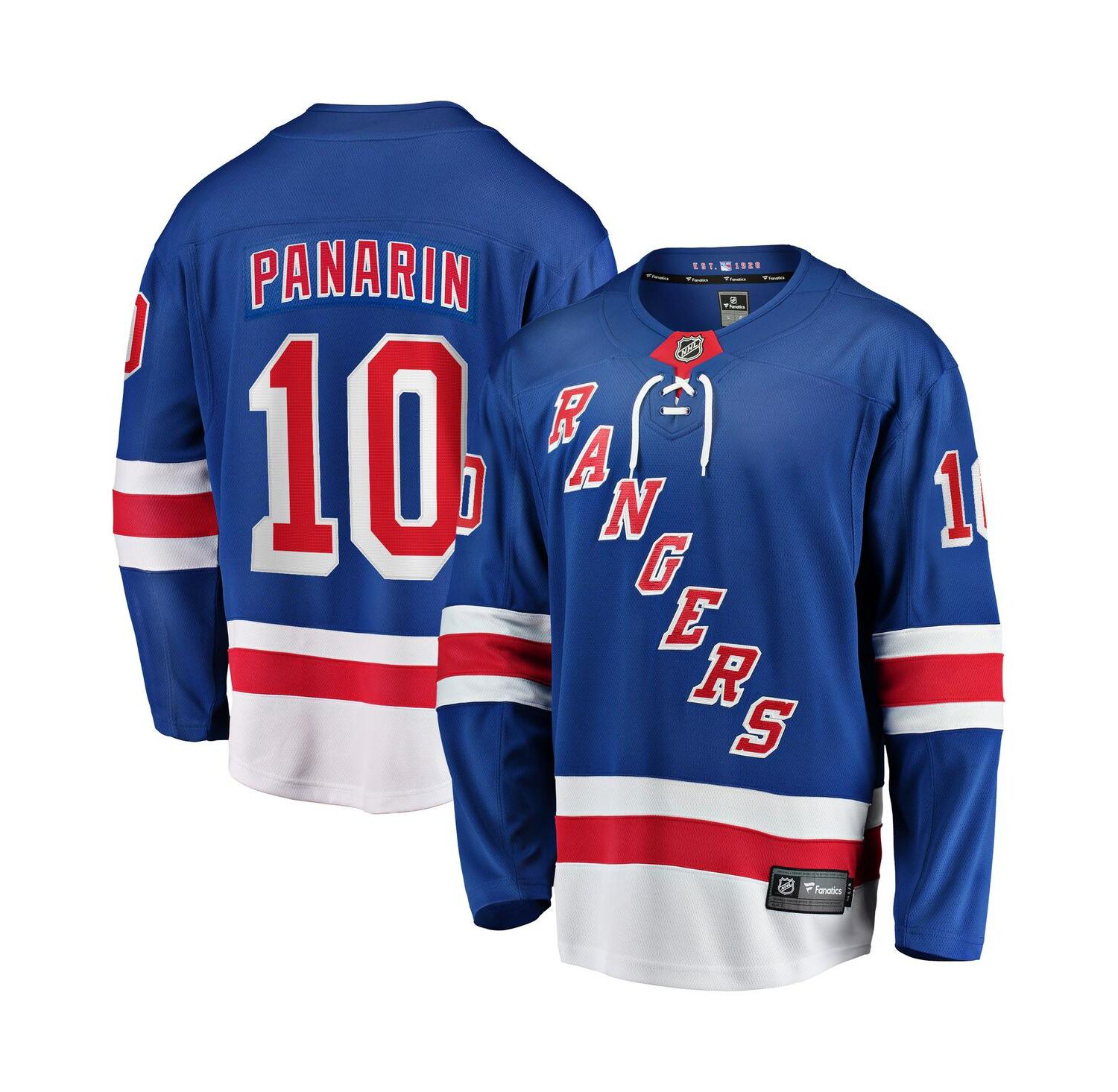 Men's Artemi Panarin Blue New York Rangers Home Premier Breakaway Player Jersey