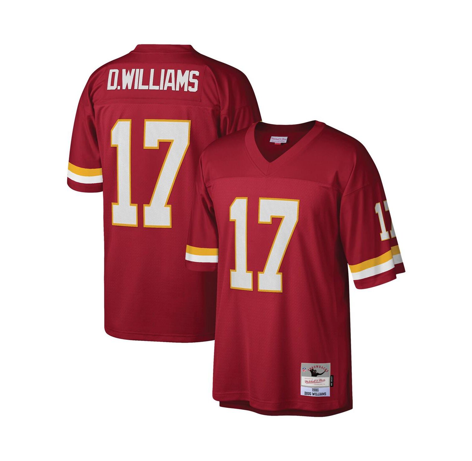 Men's Doug Williams Burgundy Washington Football Team Legacy Replica Jersey