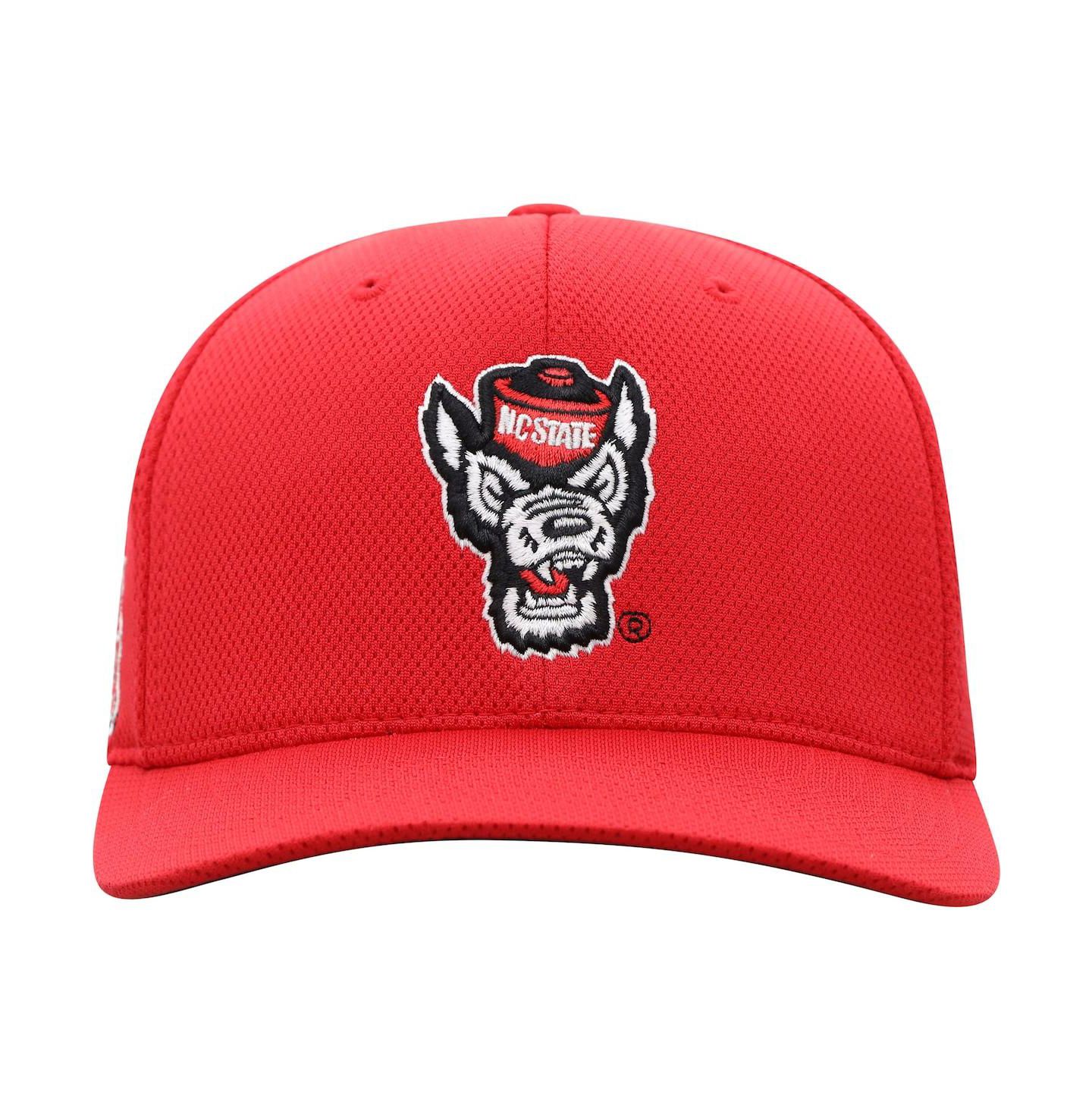 Мужская кепка Top of the World Red Nc State Wolfpack Reflex Logo Flex Hat — фото 3