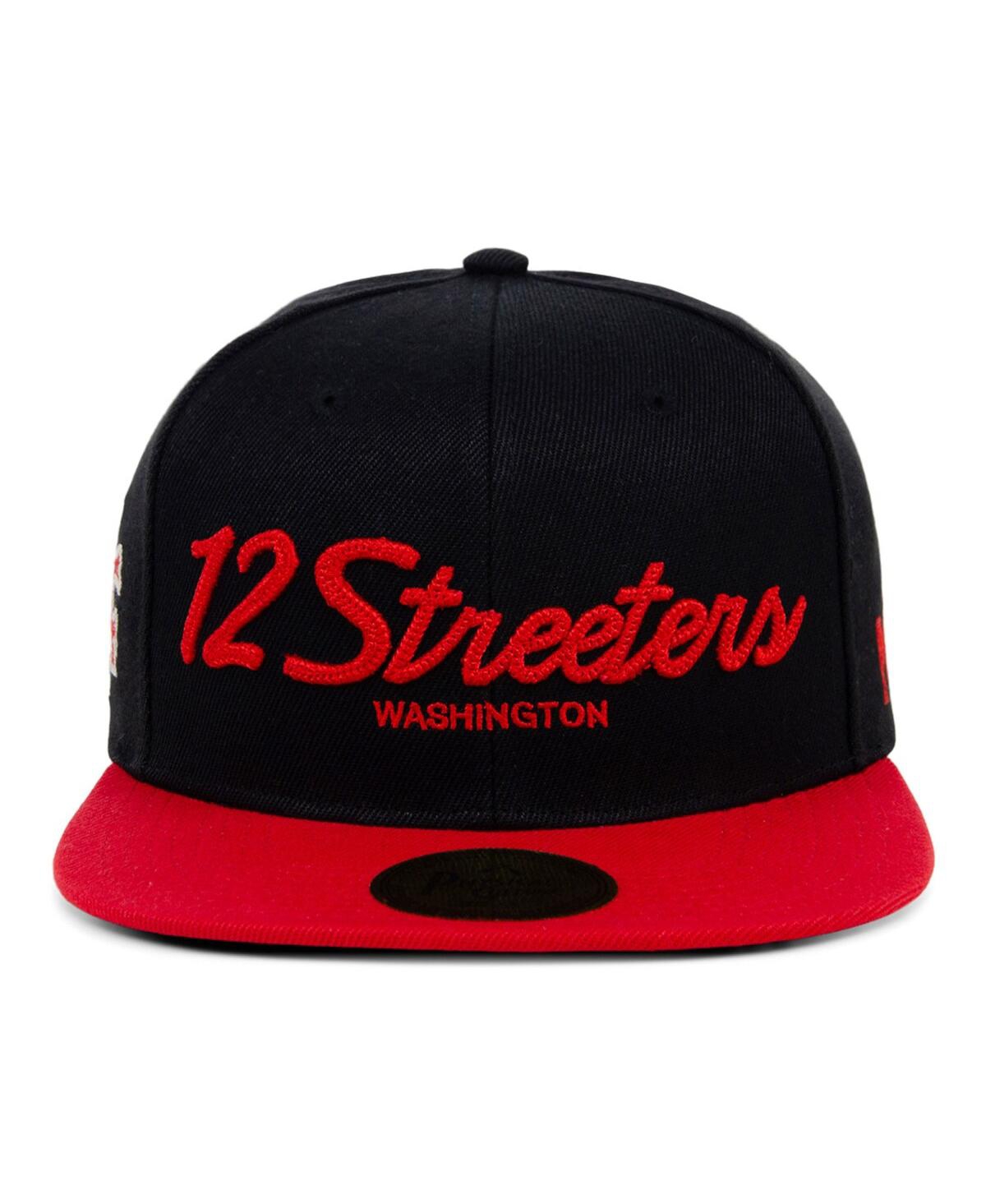 Shop Physical Culture Men's  Black 12 Streeters Black Fives Snapback Adjustable Hat