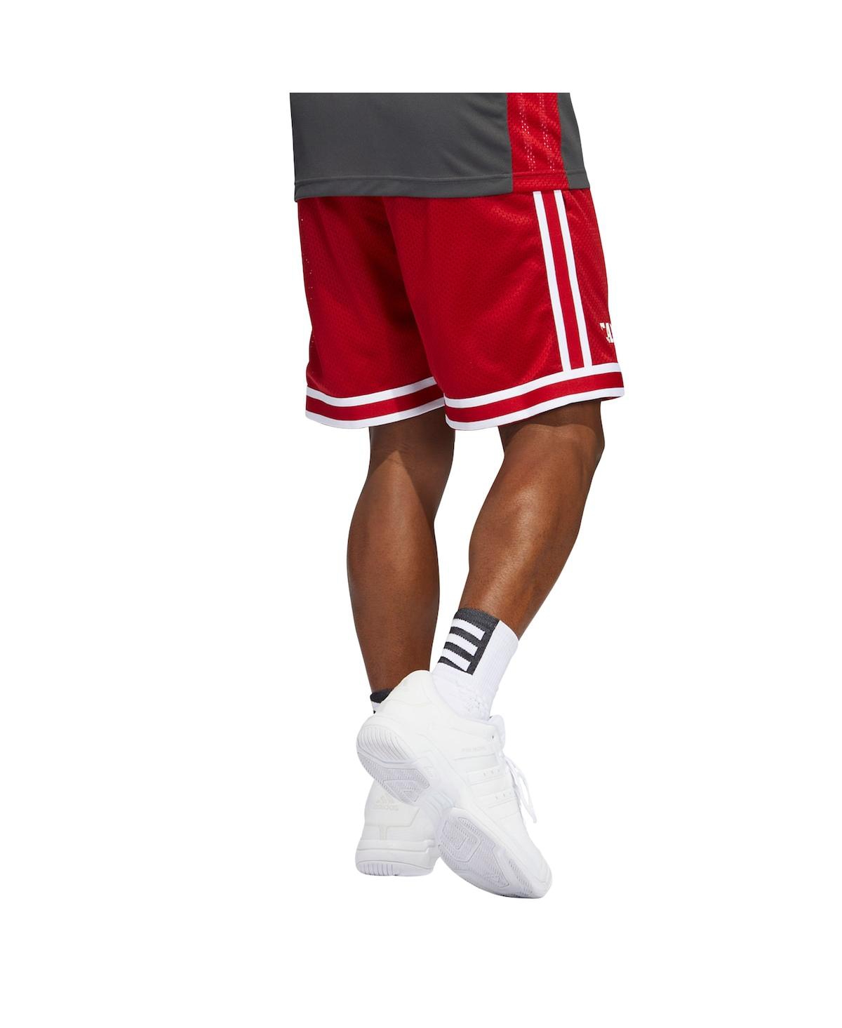 Shop Adidas Originals Men's Adidas Red Louisville Cardinals Reverse Retro Basketball Shorts