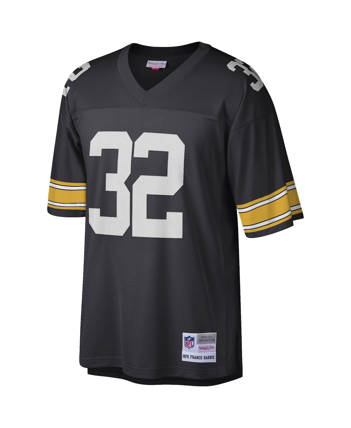 Men's Mitchell & Ness Franco HarrisPittsburgh Steelers Legacy Replica Jersey - Black