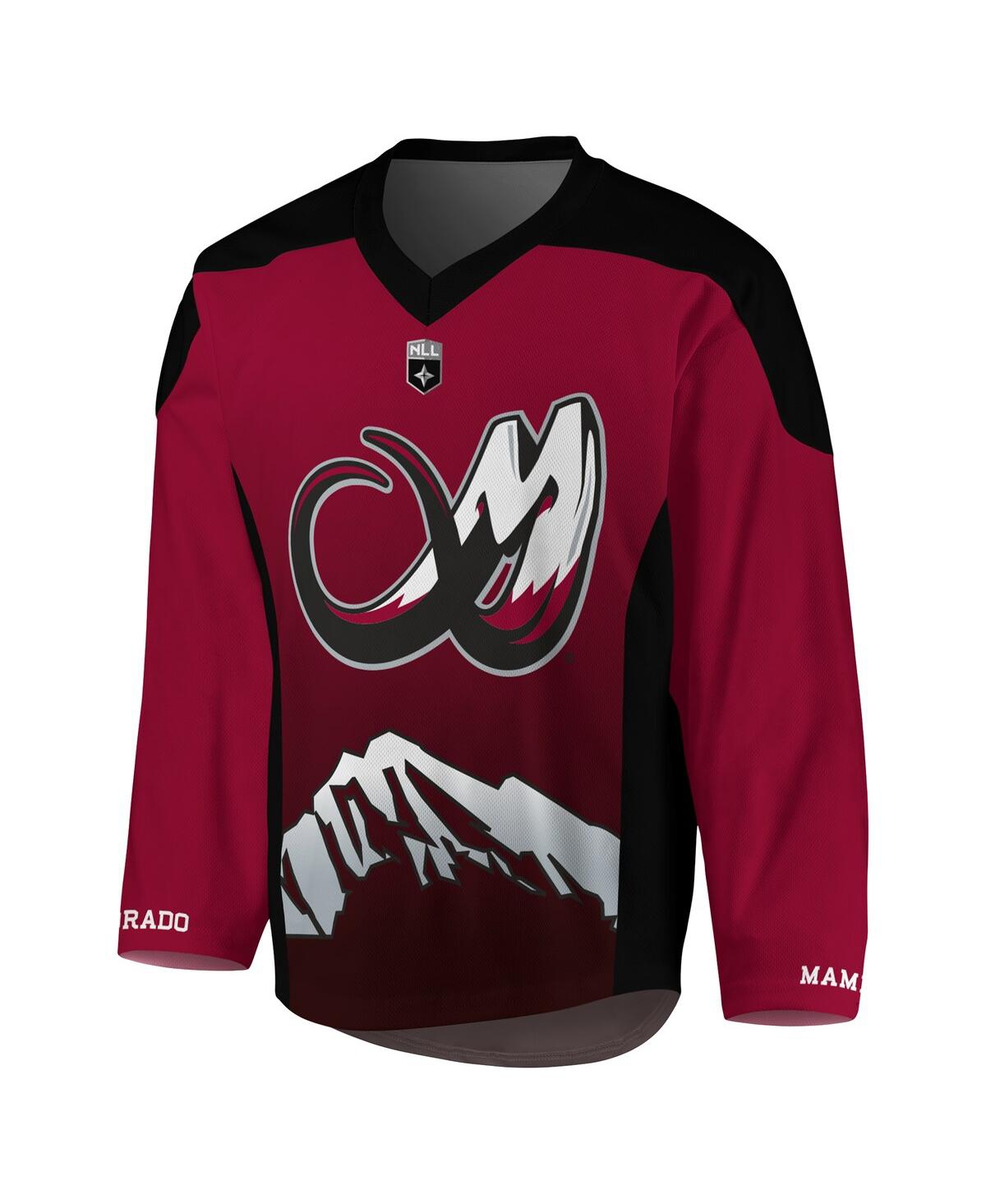 Men's Black Colorado Mammoth Replica Jersey - Black