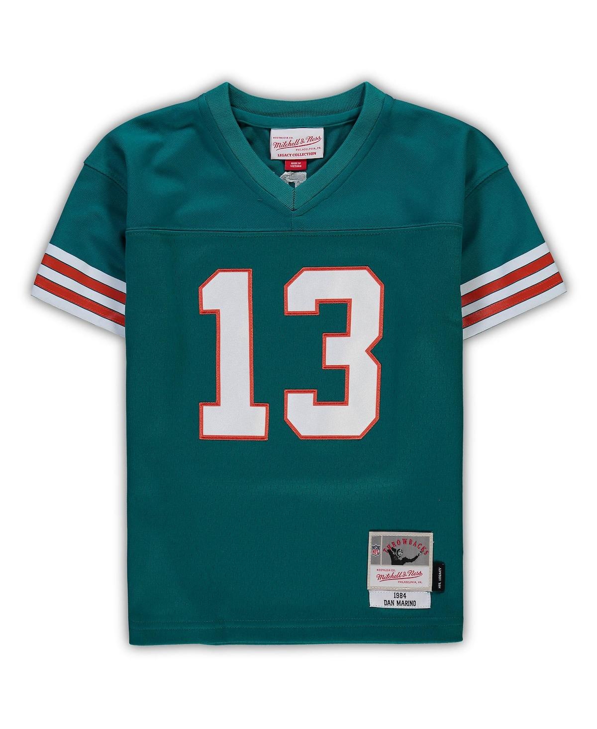 Preschool Boys and Girls Mitchell & Ness Dan MarinoMiami Dolphins 1984 Retired Legacy Jersey - Aqua