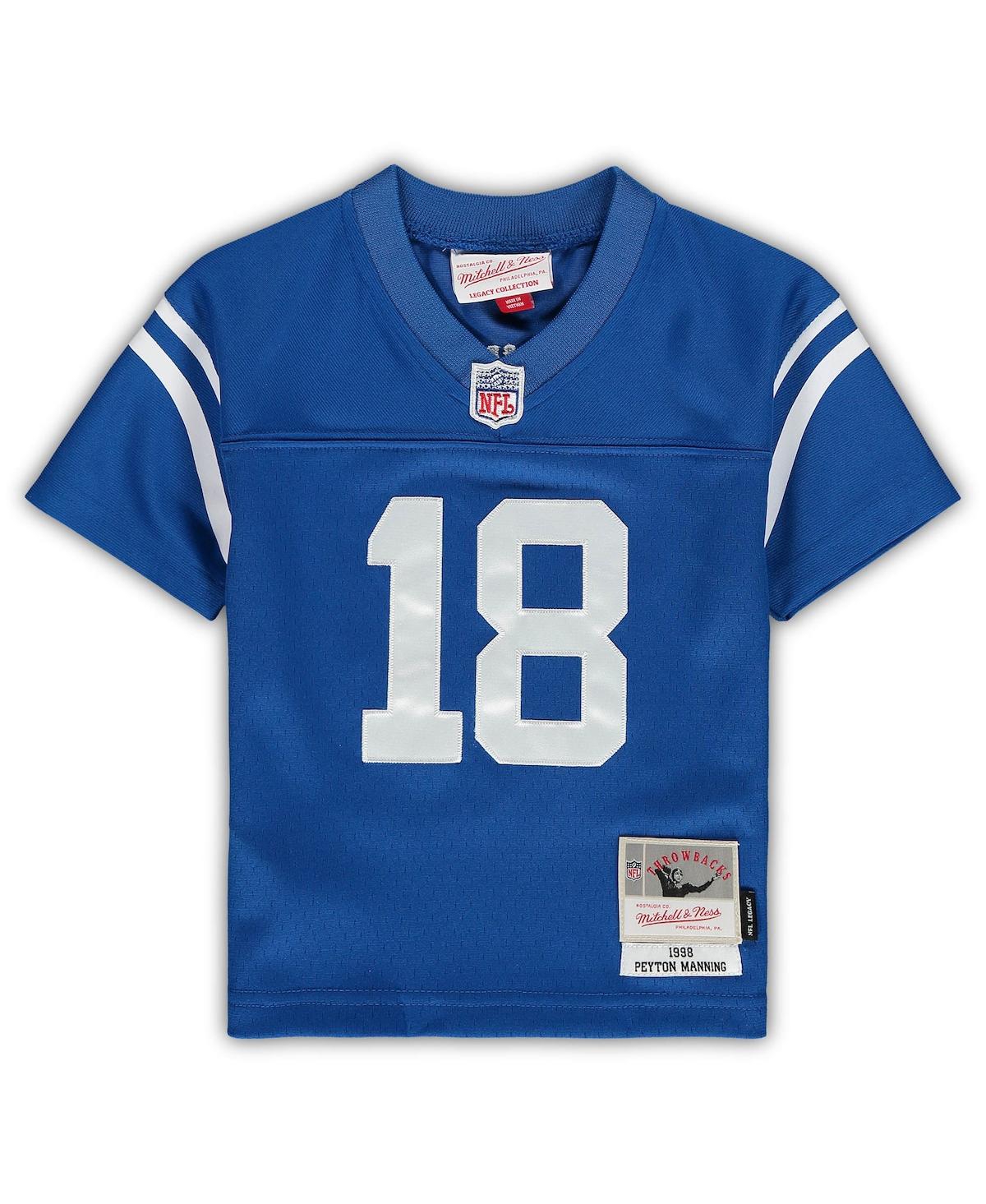 Toddler Boys and Girls Mitchell & Ness Peyton ManningIndianapolis Colts 1998 Retired Legacy Jersey - Royal