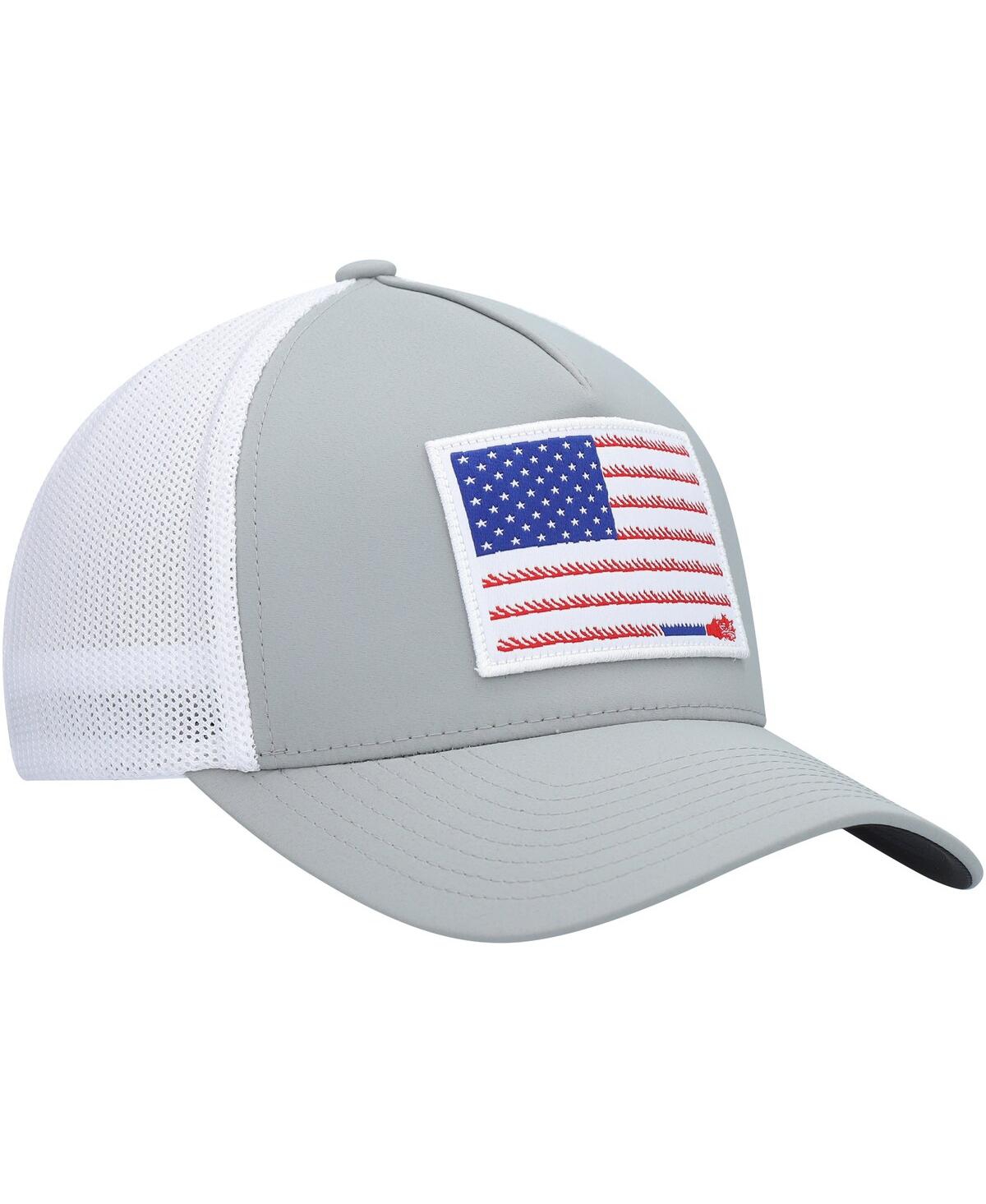 Shop Hooey Men's  Gray Liberty Roper Flex Hat