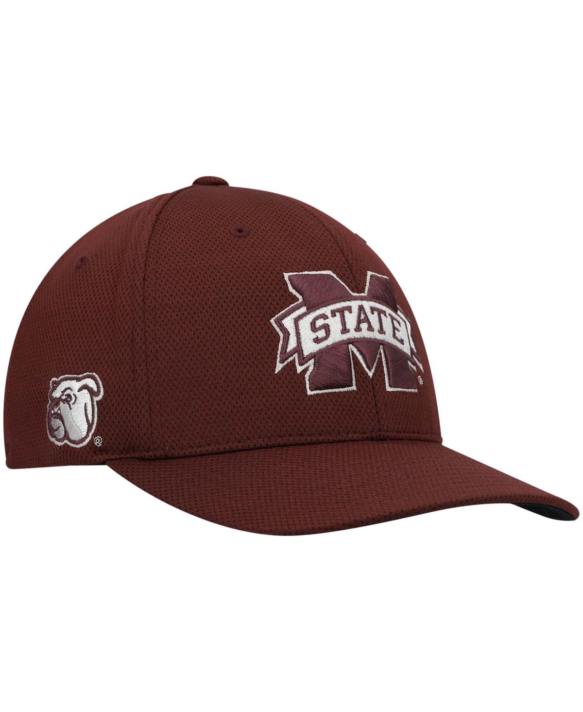 Shop Top Of The World Men's  Maroon Mississippi State Bulldogs Reflex Logo Flex Hat