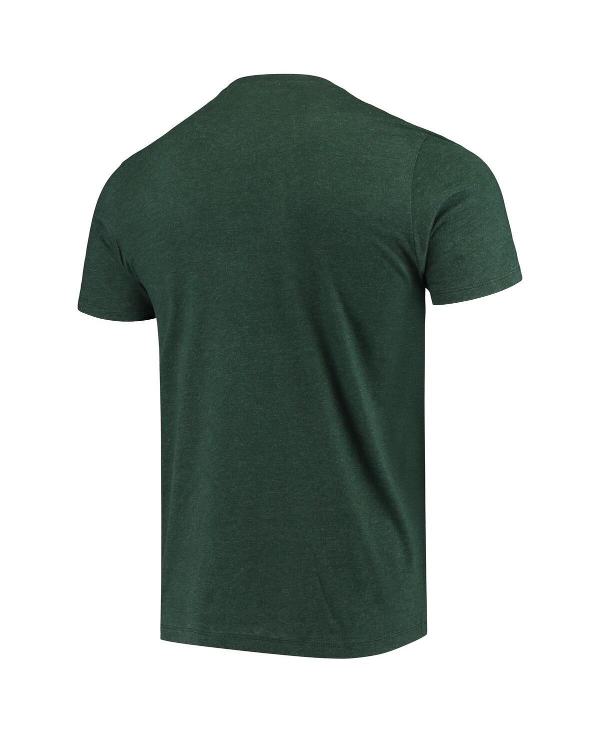 Men's '47 Brand Giannis AntetokounmpoMilwaukee Bucks Bobblehead T-shirt - Heathered Hunter Green