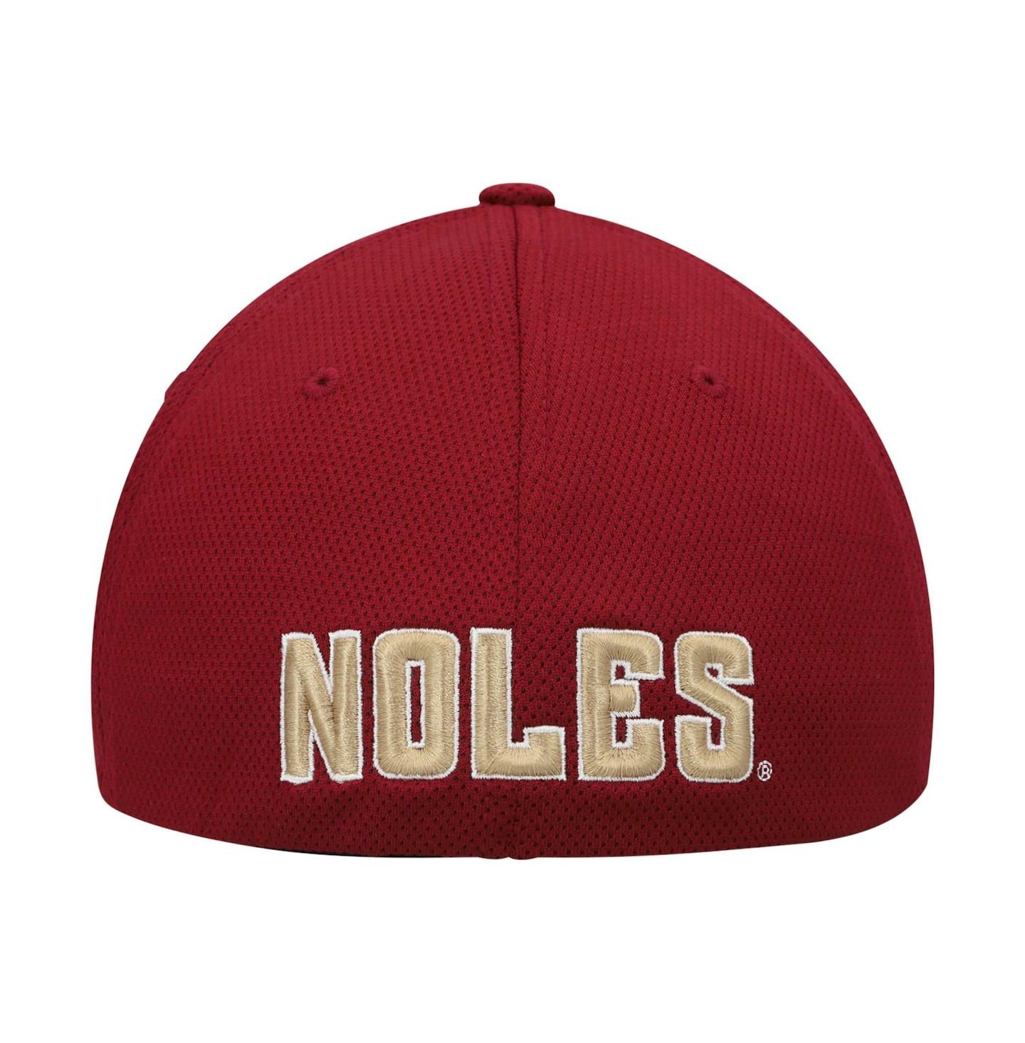 Мужская кепка Top of the World Garnet Florida State Seminoles Reflex Logo Flex Hat — фото 5