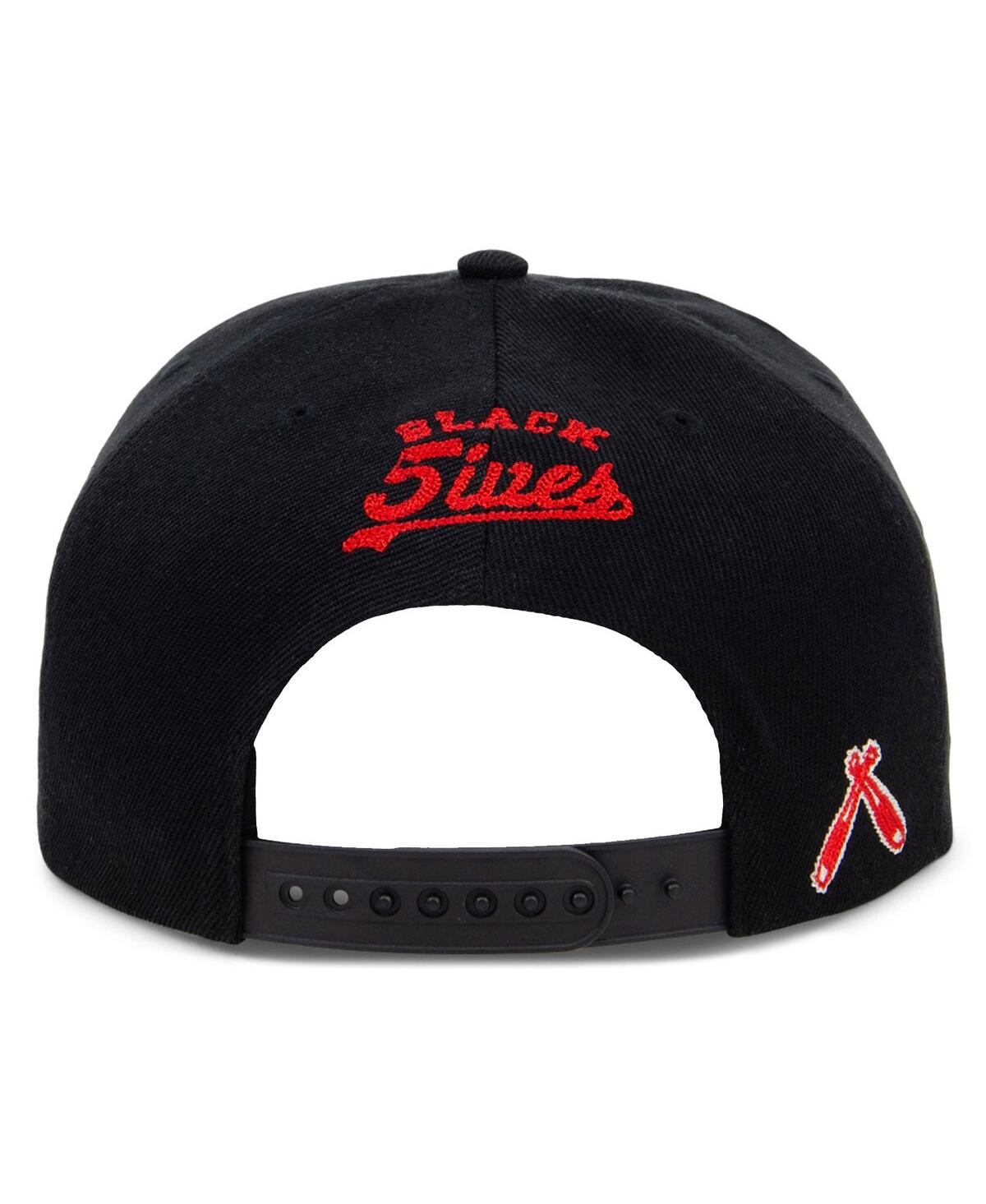 Shop Physical Culture Men's  Black 12 Streeters Black Fives Snapback Adjustable Hat