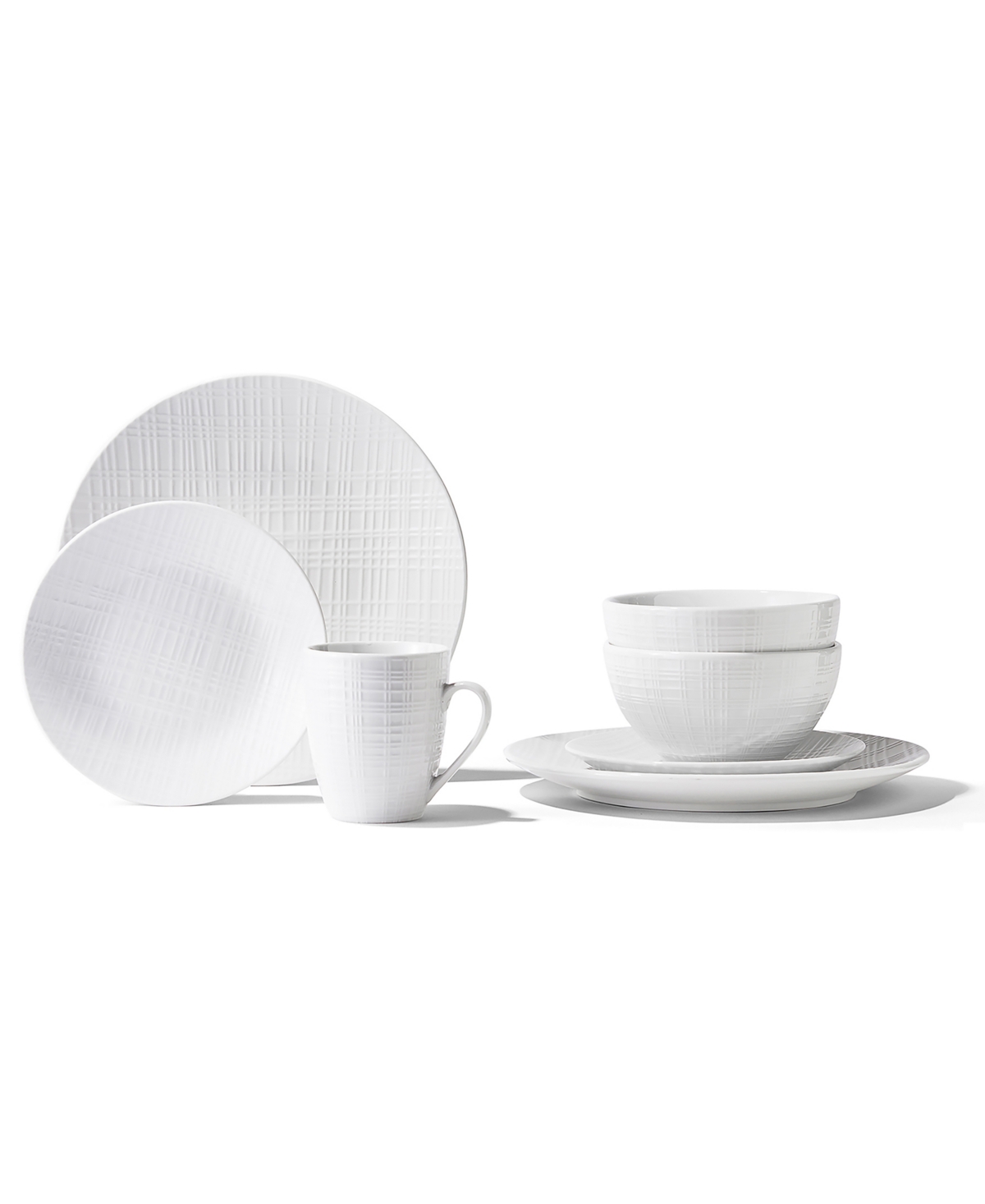 Jay Imports Maeve 16 Piece Dinner Set In White
